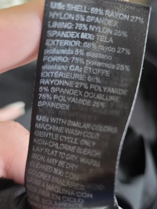 White House Black Market Black Short-Sleeve Sheath Dress - Picture 5 of 5